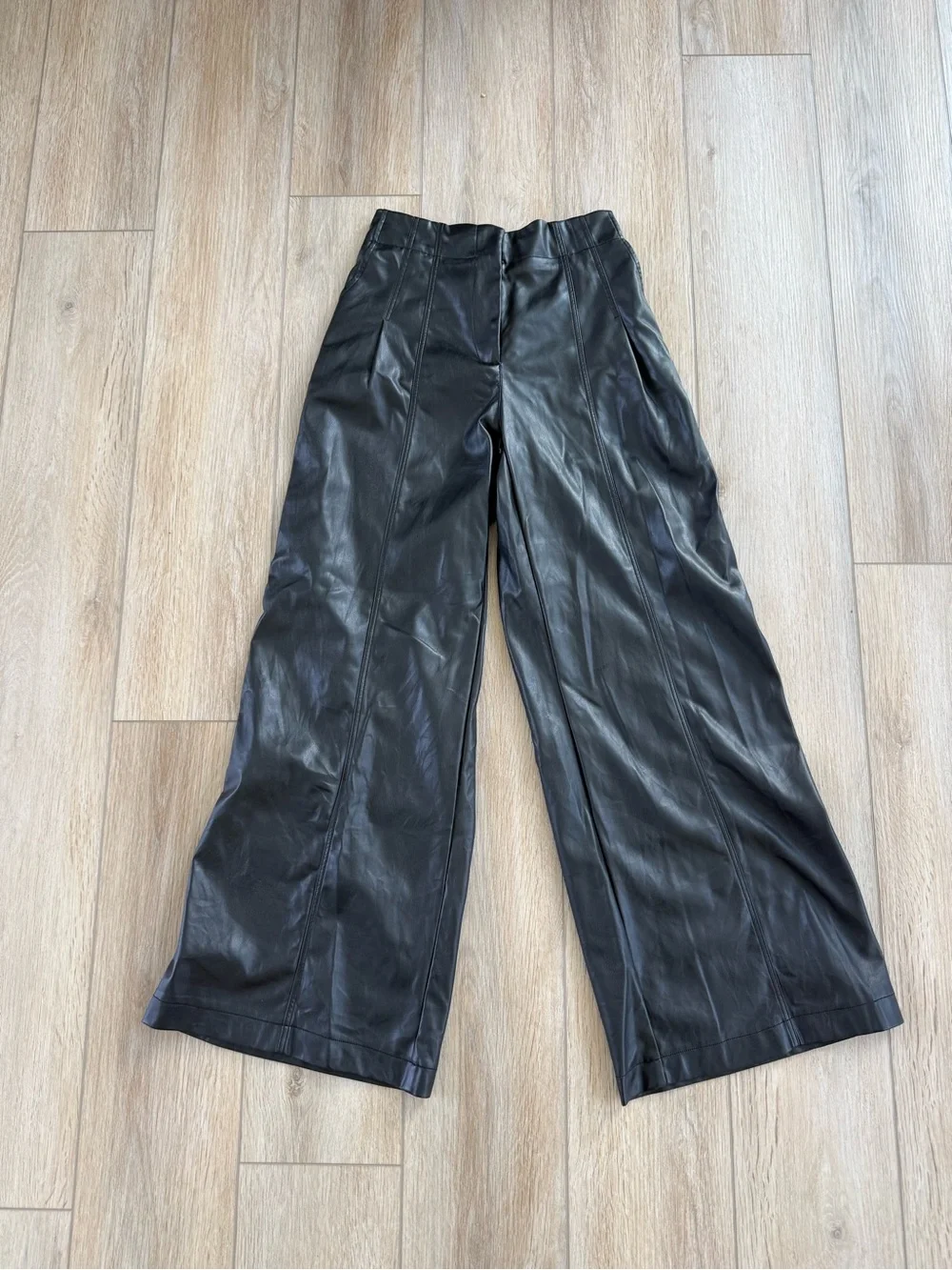 LBLC The Label Black Faux Leather pants